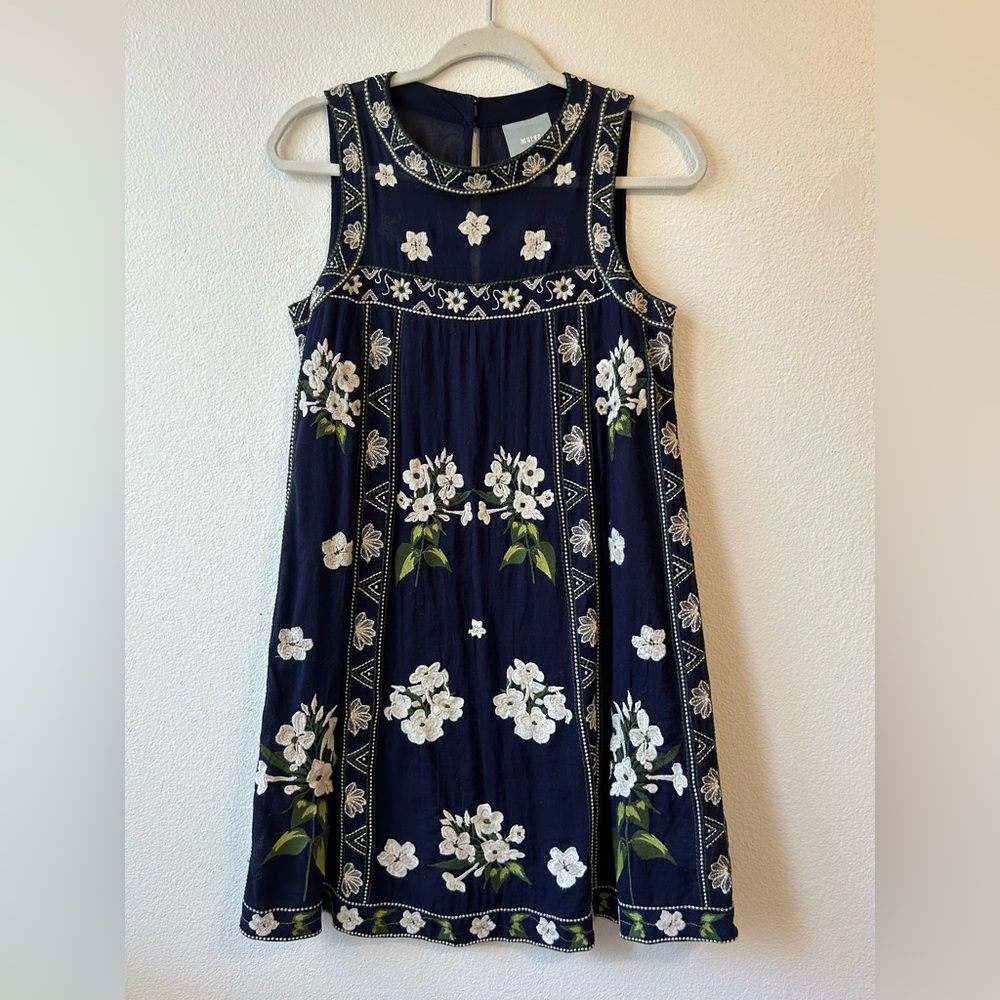 Anthropologie Maeve Rosa Floral Dress